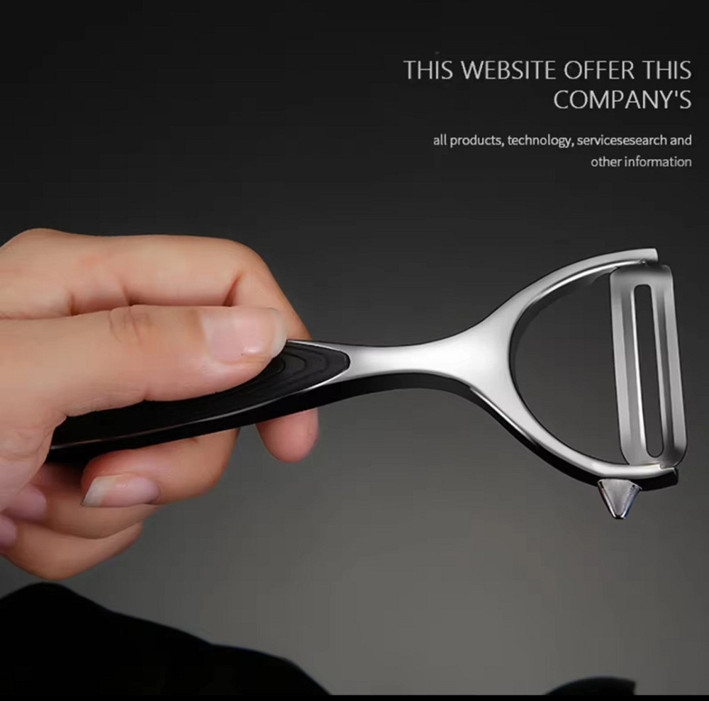 Универсальная овощечистка с нержавеющей стали 16 на 6,5 см cеребристый Киев - изображение 4