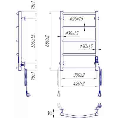 Сушарка для рушників MARIO Класік НР-I (2.3.0113.10.P) Вінниця