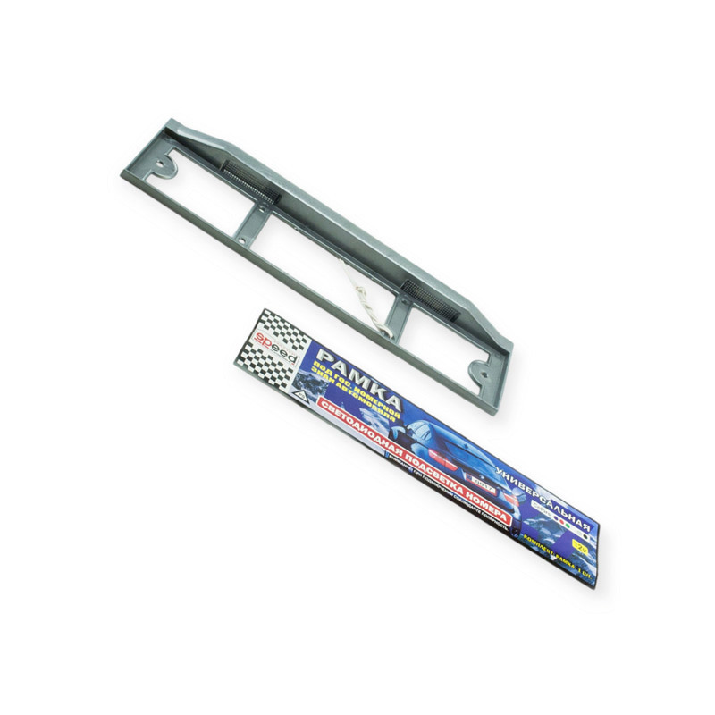 Рамка под номер с подсветкой серебро led (диодная) Мукачево - изображение 1