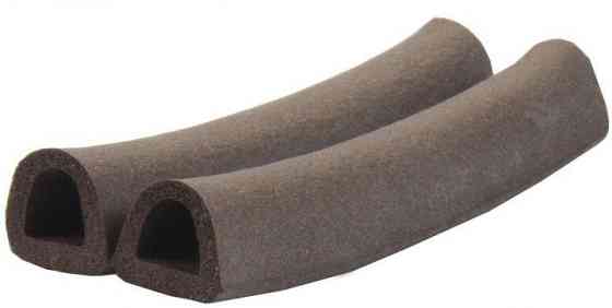 Гумовий ущільнювач самоклеючий D 14х12 (40м) коричневий Павлоград