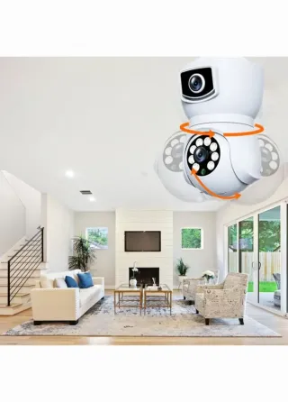 Камера видеонаблюдения в патрон PTZ-Lamp (2 камеры) V380 Коломия