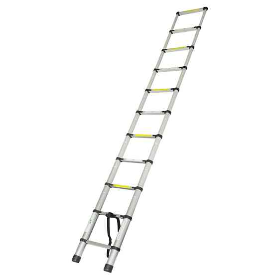 Flora Лестница телескопическая 11 ступеней 3.2м FLORA (5033614) Коломия
