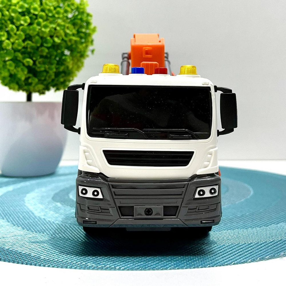 Евакуатор машинка світлові та звукові ефекти інерція машинка 27см Оранжевий (JS106AB) Чернігів - фото 7