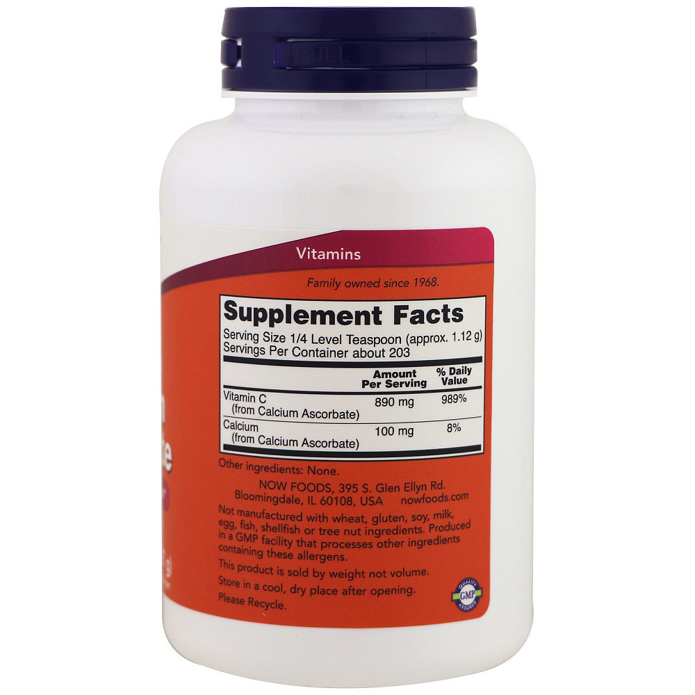 Аскорбат кальция (Calcium Ascorbate) 890 мг 227 г Київ - фото 3