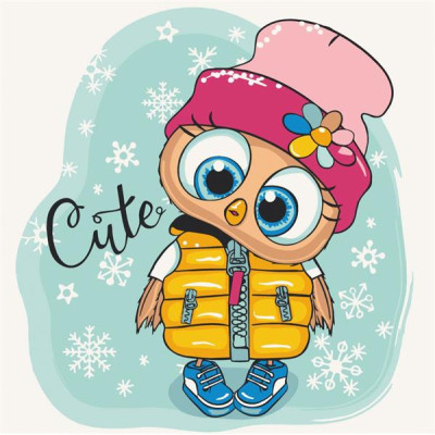 Картина по номерам ArtCraft Миле совеня 30х30 см (15557-AC) Вінниця - фото 1