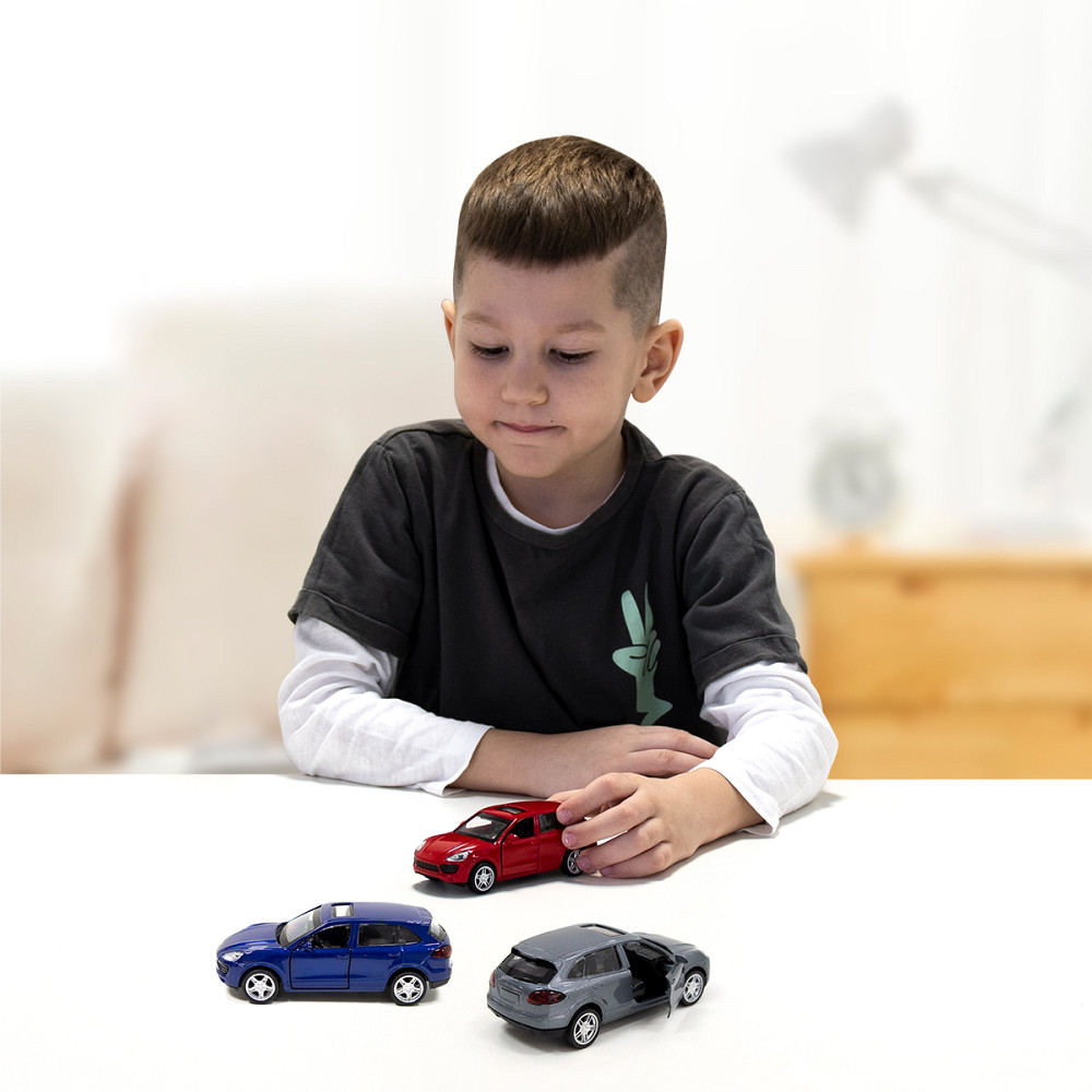 Автомодель - PORSCHE CAYENNE S (сріблястий сірий) Дніпро - фото 2