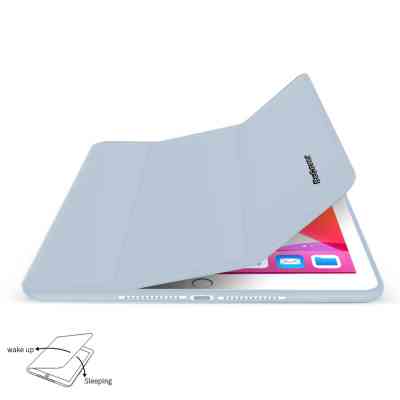 Чохол до планшета BeCover Tri Fold Soft TPU mount Apple Pencil Apple iPad 10.2 2019/2020/2021 Light Blue (706747) Вінниця