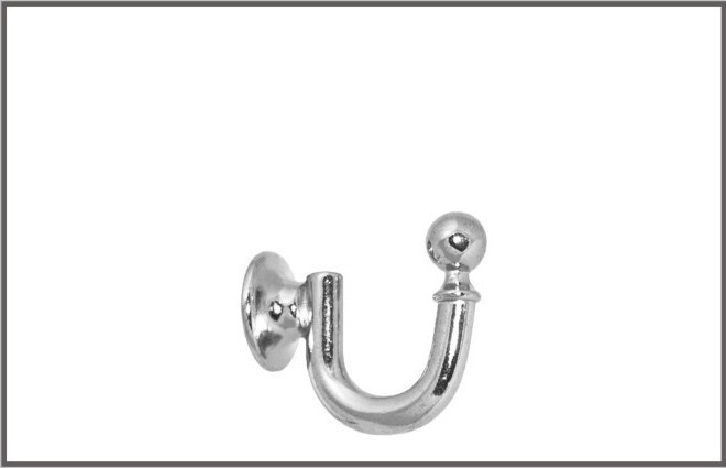 ГАЧОК металевий Orvit 30 мм ХРОМ Львів - фото 1