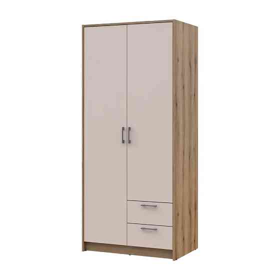 Шафа для одягу Doros Ронді Дуб Артизан/Кашемір 2ДСП 82х52х195 DRS-011660 (80737805) Львів