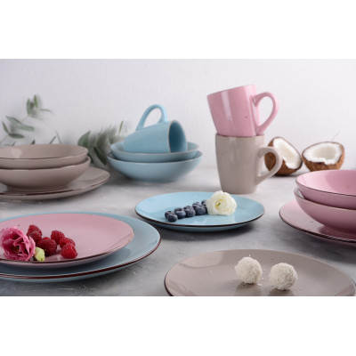 Салатник Limited Edition Terra 650 мл Light Blue (YF6002-3) Вінниця - фото 3