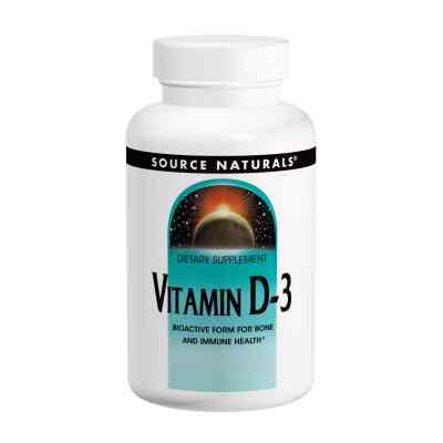 Вітамін Source Naturals Вітамін D-3 2000IU, 200 капсул (SNS-02145) Вінниця
