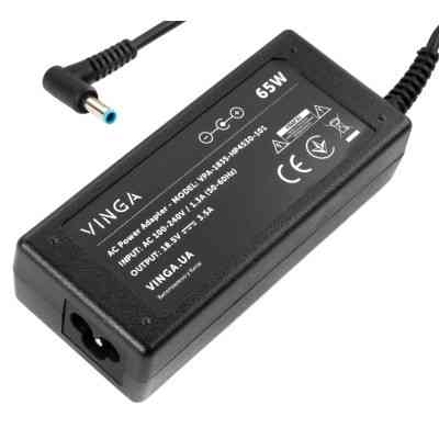 Блок живлення до ноутбуку Vinga HP 65W 18.5V 3.5А 4.5*3.0 (VPA-1835-HP4530-101) Вінниця