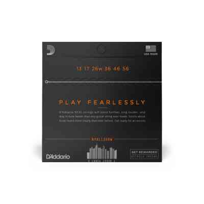 Струны для гитары D'Addario NYXL Medium Wound 3rd (13-56) (NYXL1356W) Винница