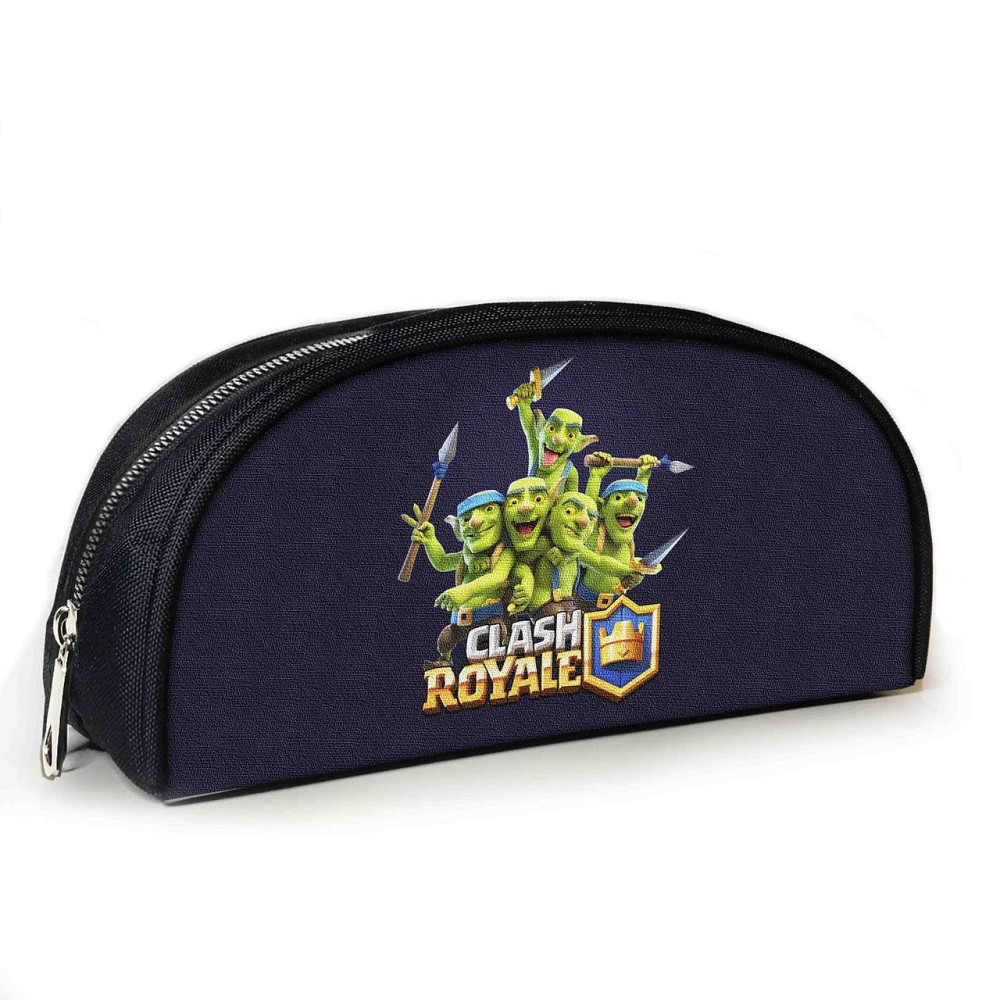 Пенал шкільний з принтом Clash Royale 23х10х8 см дитячий для дівчинки, хлопчика (3989) Київ - фото 1