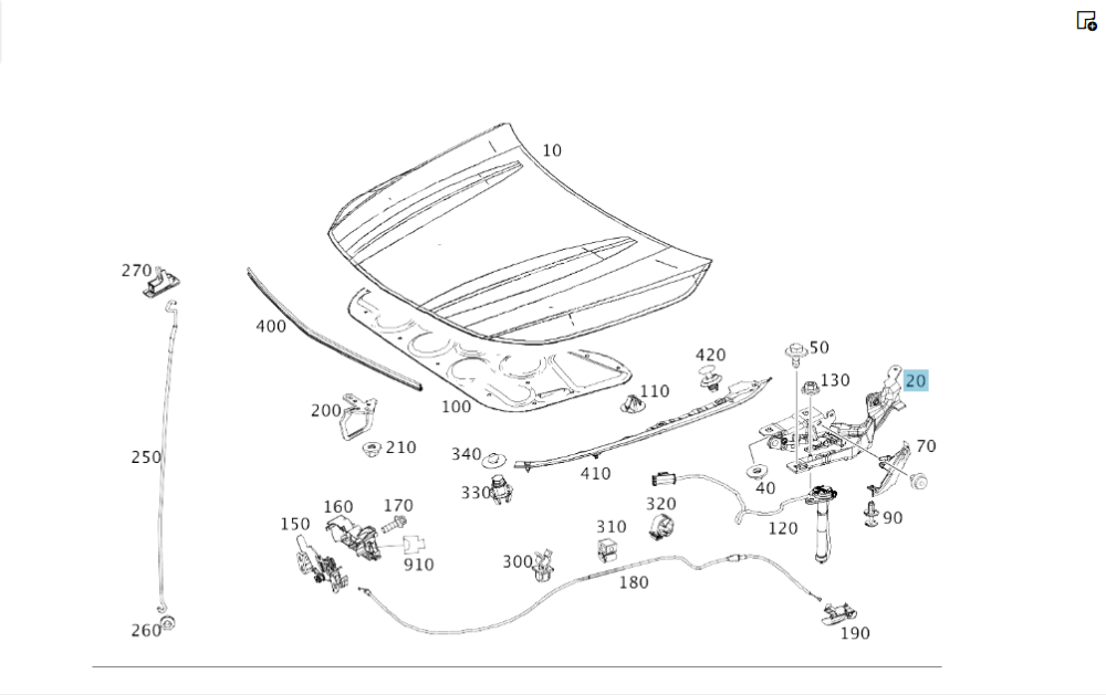 Mercedes-Benz  A1178800228 Петля капота праворуч CLA Shooting Brake X117 CLA C117 Одеса - фото 2