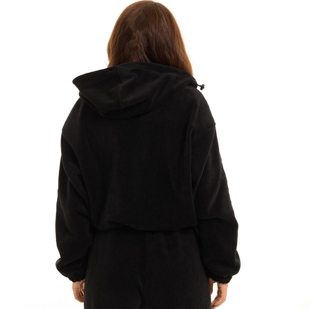 Чорний костюм зимовий флісовий. Жіночий теплий костюм Pobedov Huggi жіночий Київ - фото 7