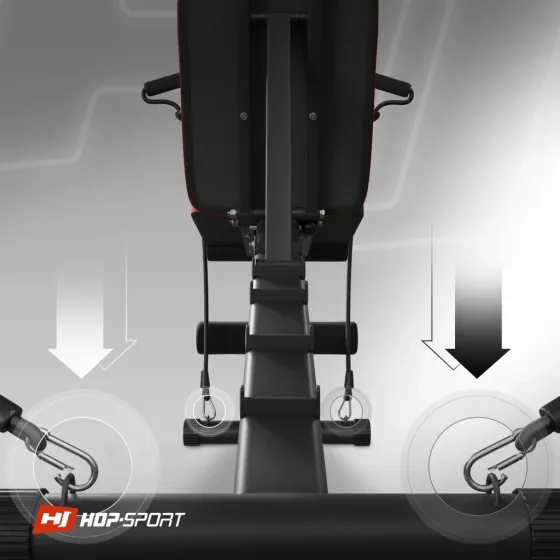 Лавка універсальна з еспандерами Hop-Sport HS-2030HB Київ