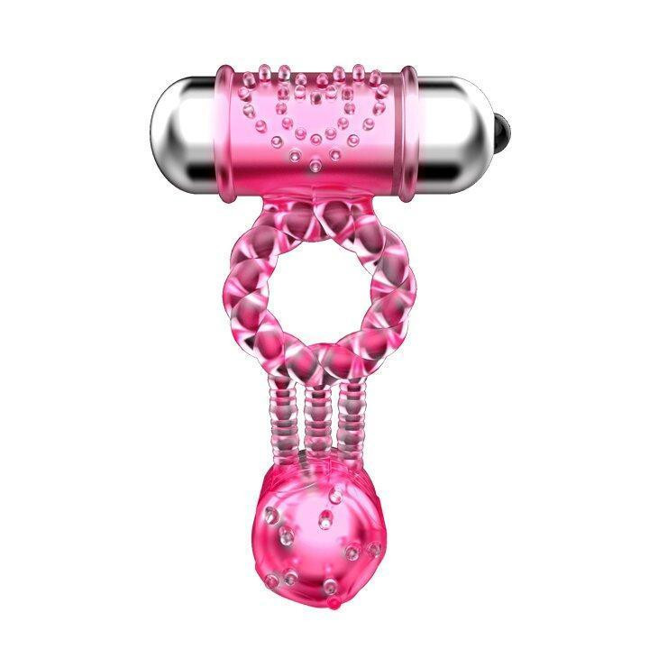 Эрекционное вибро кольцо с стимулятором клитора Sweet Vibration Ring, BI-014080 Sex Aura Киев - изображение 4