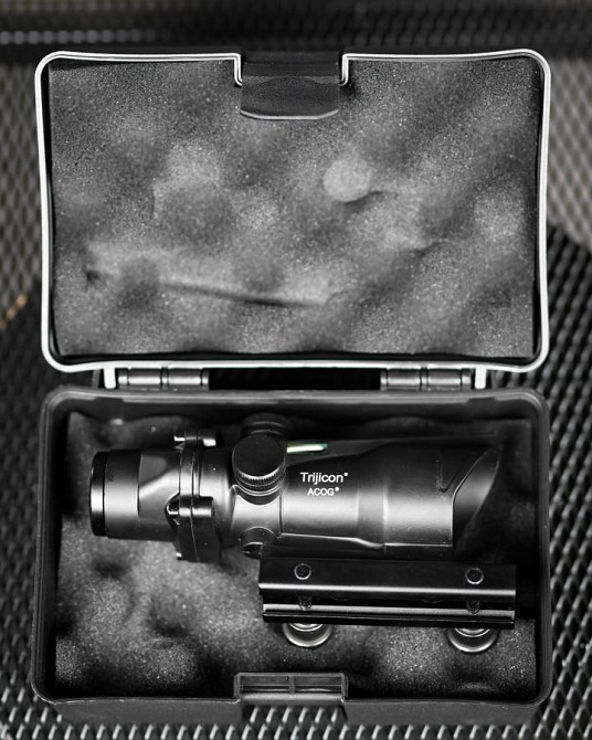 Оптичний коліматорний призматичний приціл Trijicon ACOG на АК М4 ВТ6936 Одеса - фото 3