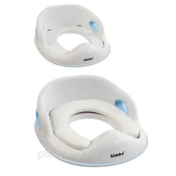 Дитяче сидіння накладка для унітазу "Bimbo" BM-03560 м'яка, білий Хмельницький