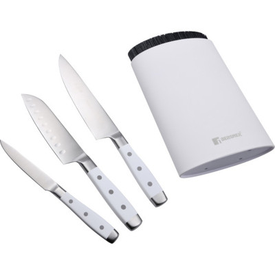 Набір ножів Bergner Naturally з підставкою, 4 предмети (BG-41051-WH) Вінниця - фото 5