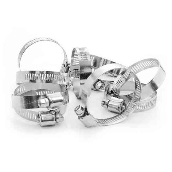 Хомут сталевий оцинкований, 12,7 мм, Ø - 33-57 мм INTERTOOL TC-0133 Київ