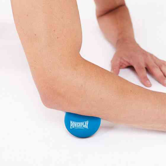 Силиконовый массажный мяч PowerPlay универсален для физкультуры, реабилитации и релаксации Киев