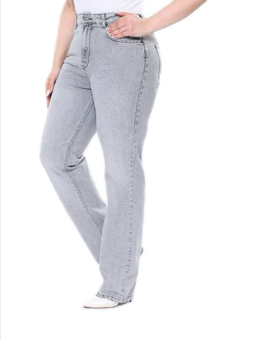 Женские классические джинсы батал со стандартной посадкой 42 Одесса - изображение 4