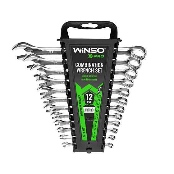 Набор ключей Winso PRO комбинированные CR-V 12шт 6-22мм Киев