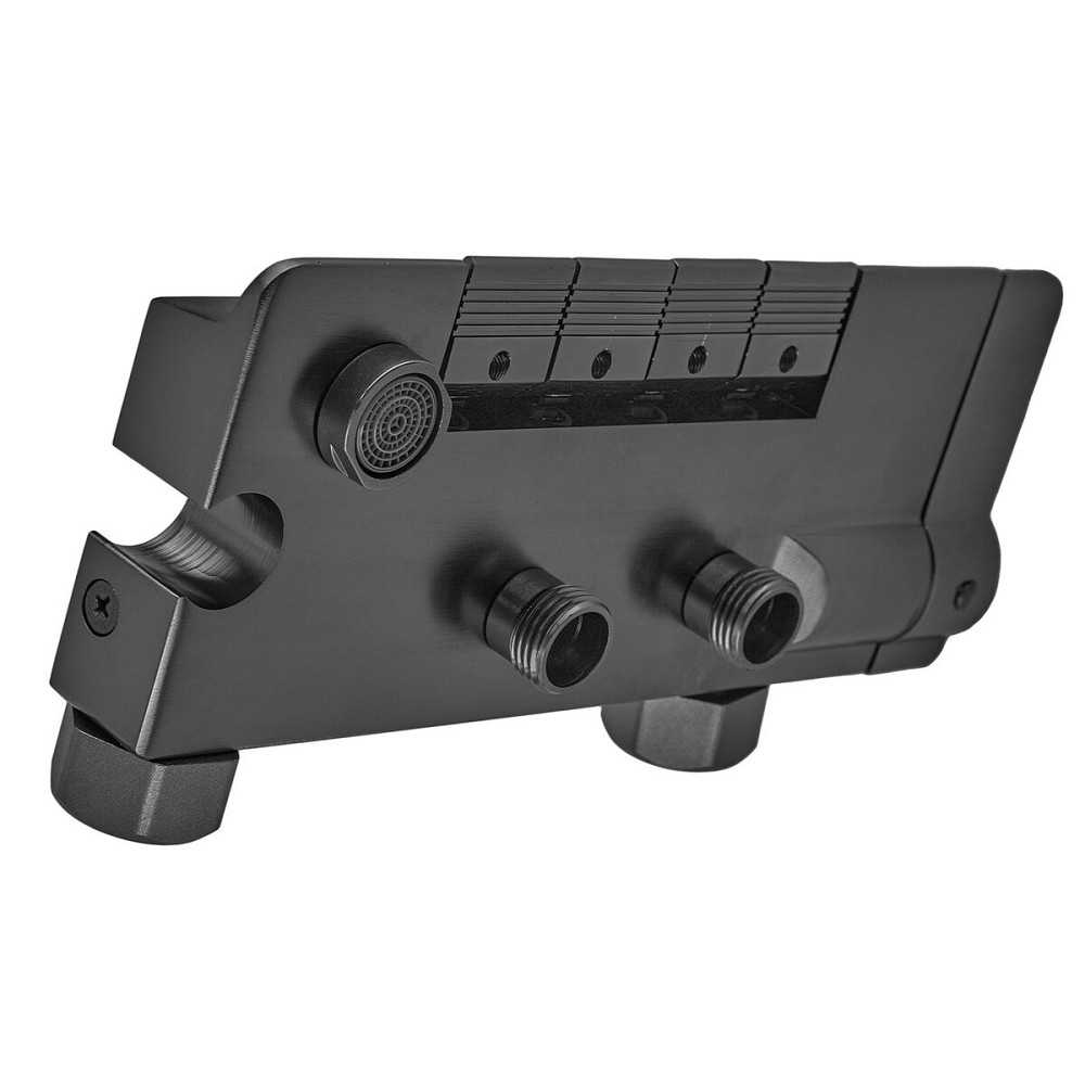 Душевая колонна Champion PBD-009-J BLACK с кнопочным переключателем и смесителем из алюминия, 4 режима Харьков - изображение 5