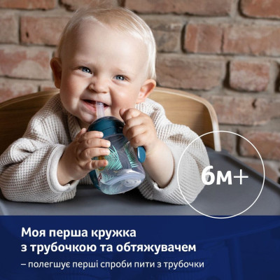 Поильник-непроливайка Lovi Jungle Vibes с трубочкой и утяжелителем 150 мл (35/366) Винница - изображение 3