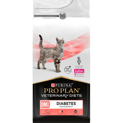 Сухий корм для кішок Purina Pro Plan Veterinary Diets DM ST/OX Diabetes Management Для регулювання надходження глюкози (цукровий діабет) 1.5 кг (76130 Вінниця - фото 7