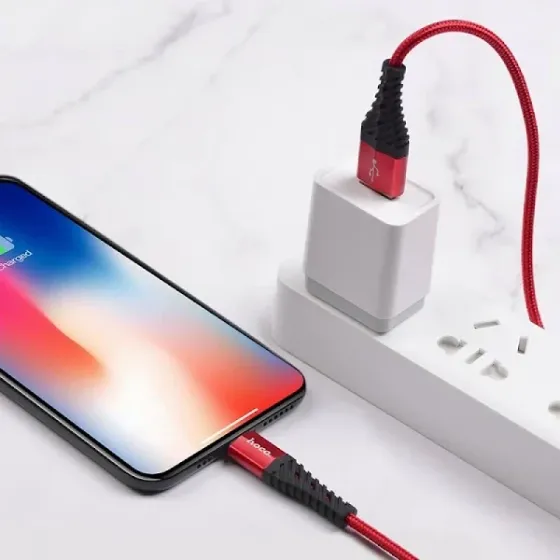 Кабель HOCO COOL DATA CABLE X38 IP USB - Lightning, Красный Киев