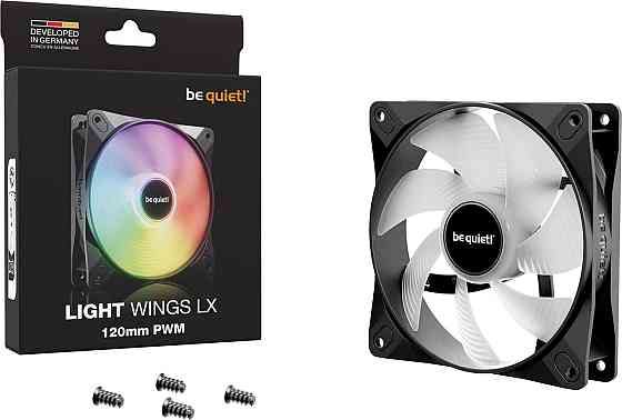 Вентилятор be quiet! Light Wings LX 120mm PWM Black (BL120) ( 20582 ) Харьков