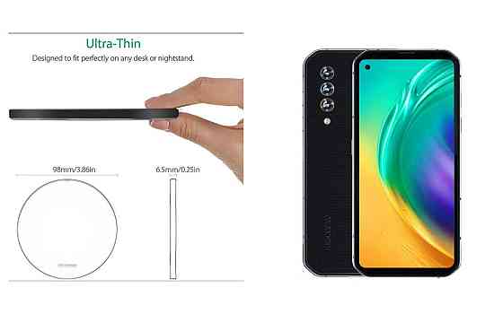 Беспроводное зарядное устройство Copper до 30W для ASUS ZenFone 11 Ultra, USB-C, LED Киев