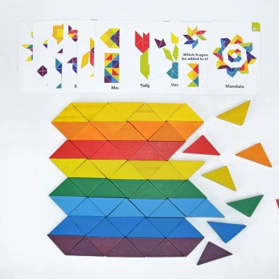 Розвиваюча іграшка Ігротеко Трикутна мозаїка 64 елементів (900194) Вінниця - фото 2