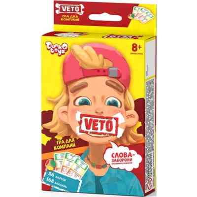 Настольная игра Danko Toys Вето (Veto) (мини) (укр.) (VETO-02-01U) Винница