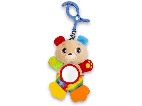 Подвеска плюшевая из вибро Мишка 53591 ТМ BABY MIX Киев