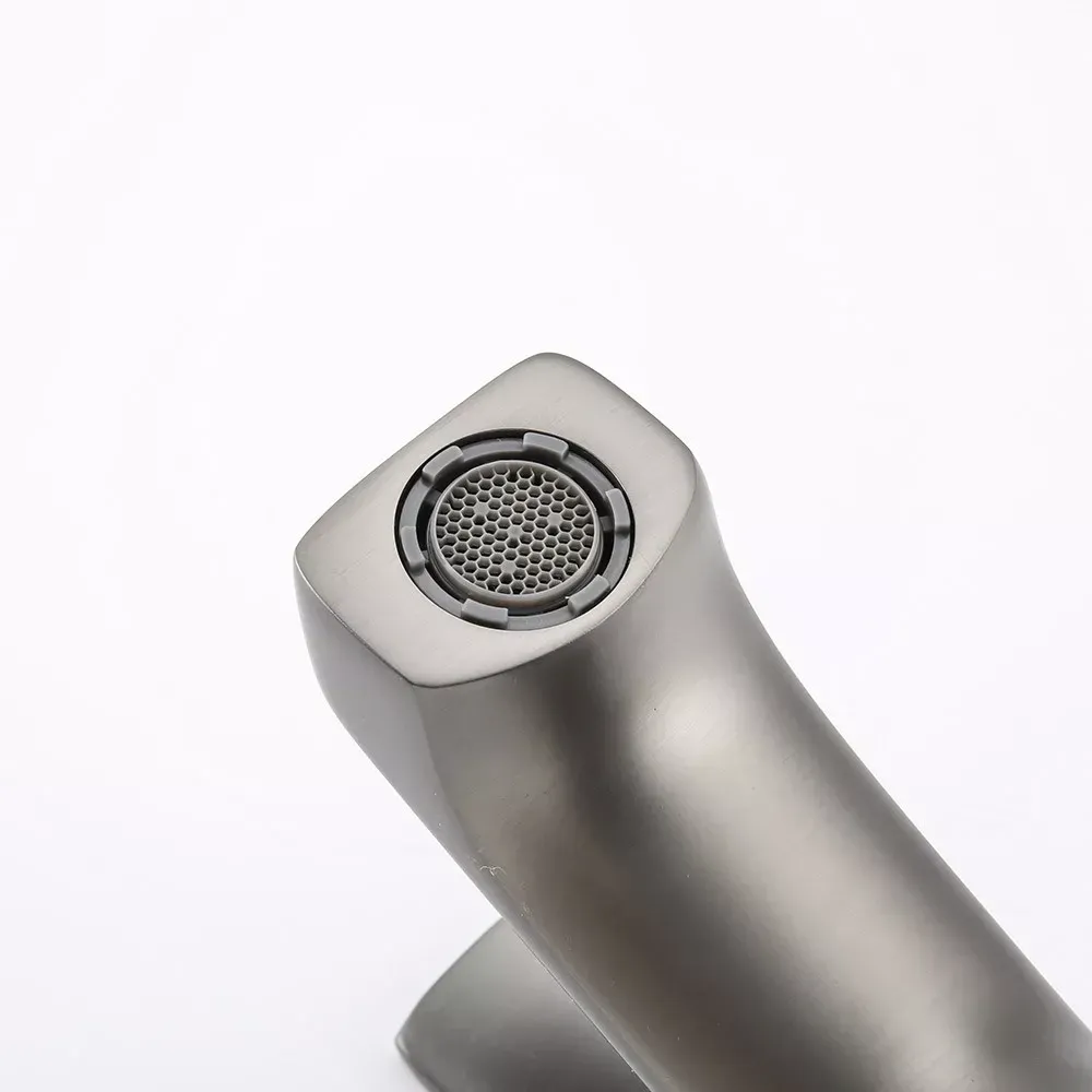 Змішувач для умивальника Frap F1071-9 графіт Київ - фото 6