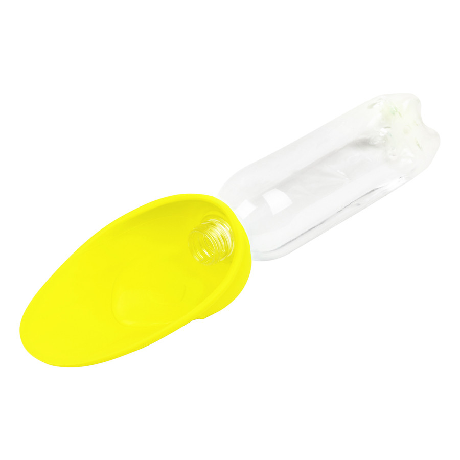 Поїлка-насадка на пляшку WAUDOG Silicone, 165х90 мм жовтий Коломыя - изображение 4