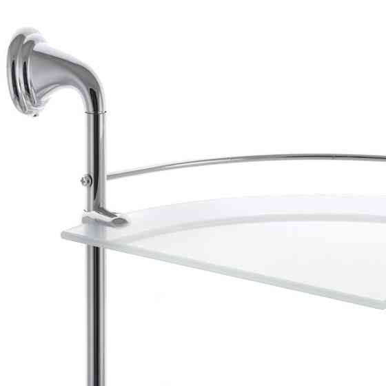 Полка 2-х ярусная для ванной угловая (стекло) 25х25см LEDEME LM1707-2 Харьков