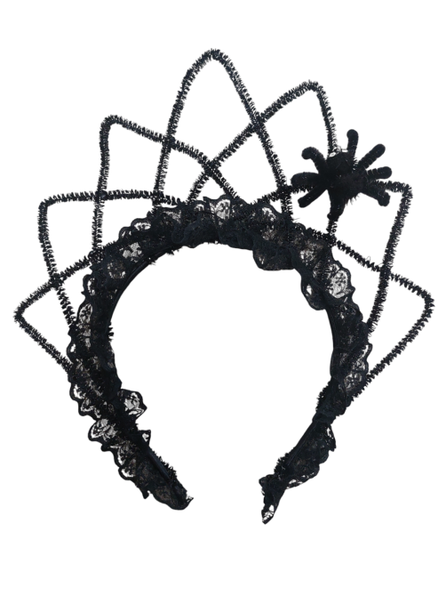 Обруч на Хэллоуин Паук на короне one size черный Киев - изображение 1