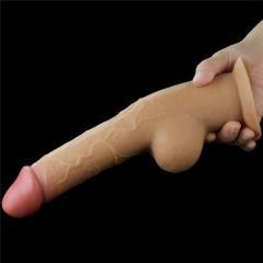 Фаллоимитатор - Dual-Layered Handle Cock 9.5