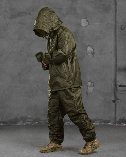 Костюм дощовий маскувальний олива Одеса - фото 9