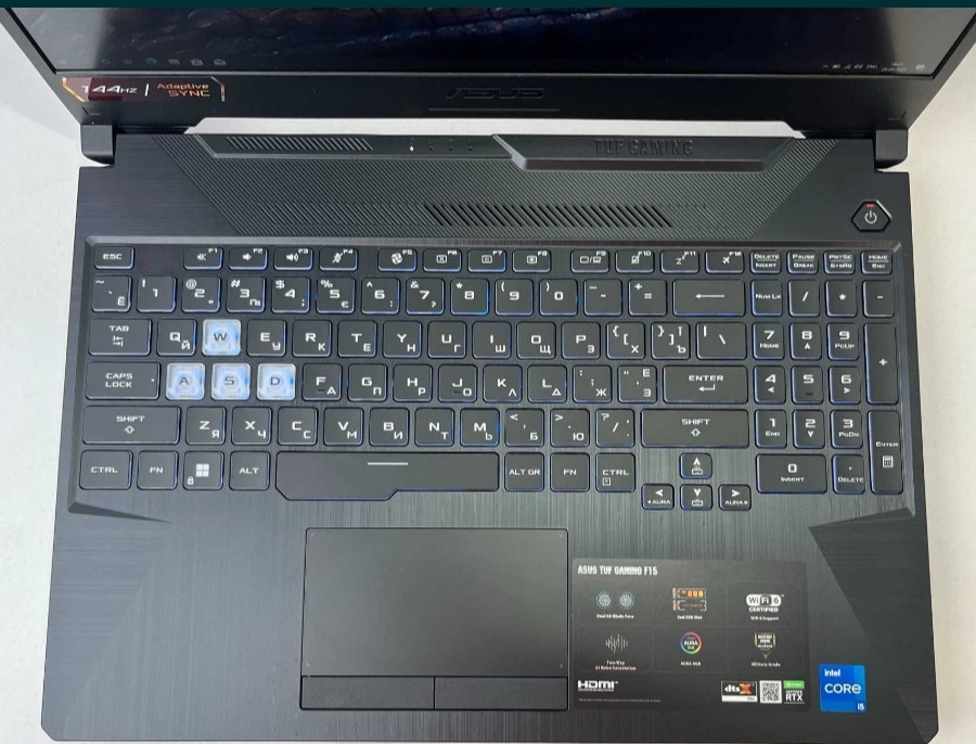 ASUS TUF 144Hz i5-11400H RTX 3050 Ti 4Gb16Gb SSD 512GB Ноутбук Київ - фото 2