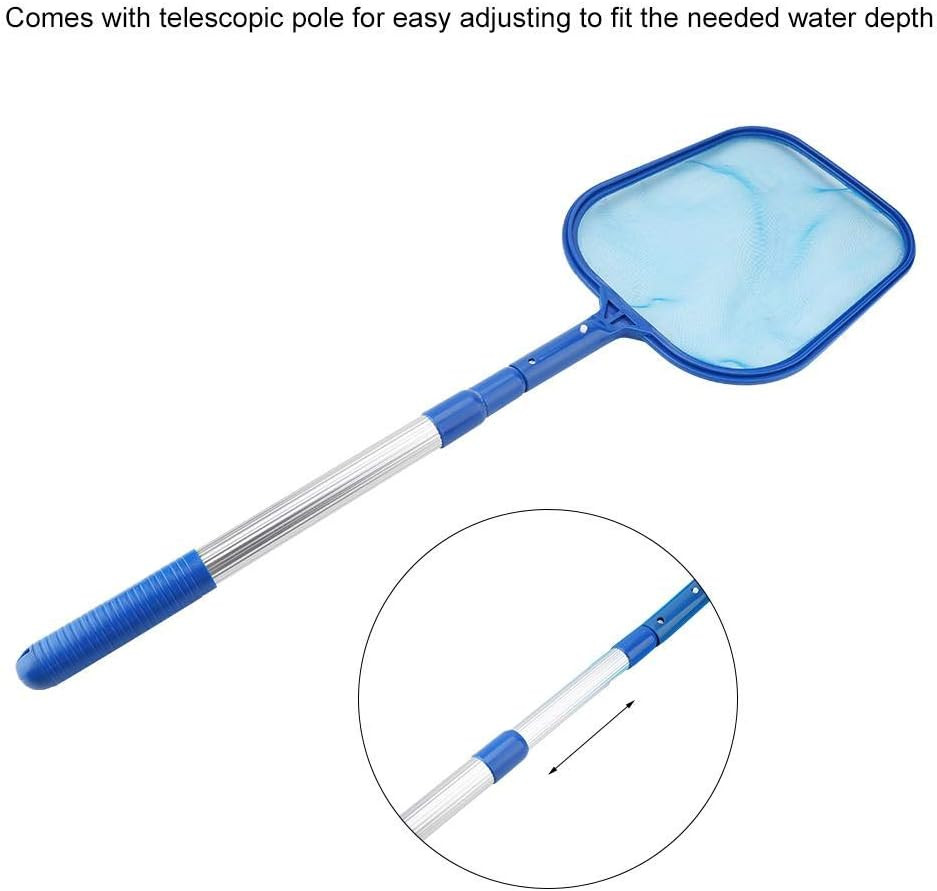 Сачок 28х23см із телескопічною ручкою 43-90 см для очищення басейну Луцьк - фото 2