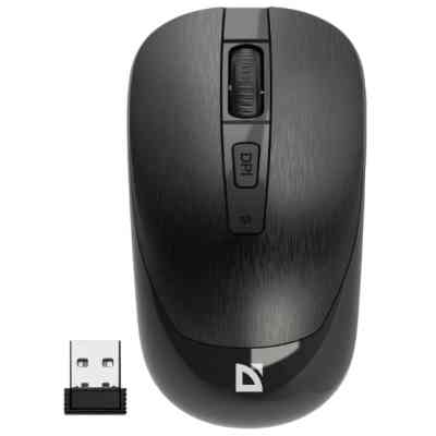 Мишка Defender Wave MM-995 Silent Wireless Black (52995) Вінниця