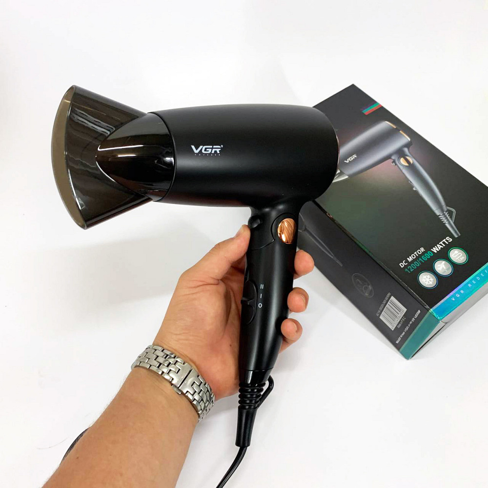 Хороший фен для волосся VGR, Фен для красивої укладки волосся Електричний з дифузором VF-22 Івано-Франківськ - фото 10