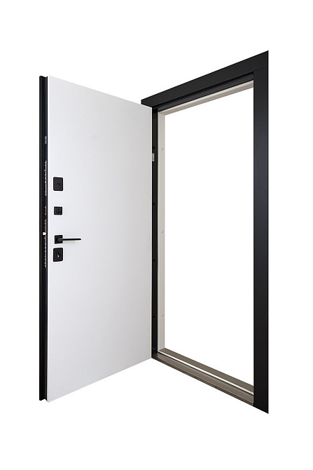 Вхідні двері з терморозривом Abwehr Cottage Scandi 498 RAL 7021 + Вулична плівка Vinorit Біла 860*2050 мм Київ - фото 4