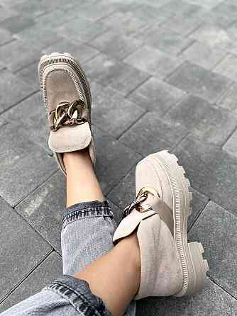 Marko Жіночі черевики DE MARKO бежеві замша натуральна весна-осінь 37р. 38р. (4799) Коломыя